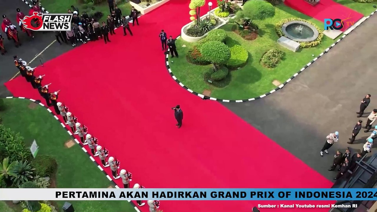 Momen Prabowo Subianto Terima Penganugerahan Tanda Kehormatan Bintang Bhayangkara Utama
