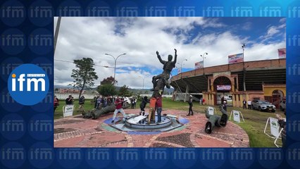 Tumbaron el monumento de César Rincón en Boyacá