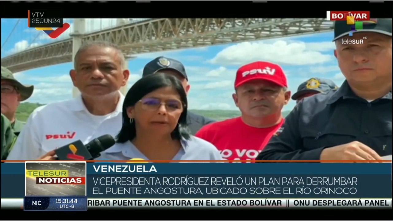 Vicepresidenta Delcy Rodríguez denunció actos de sabotaje de la extrema derecha