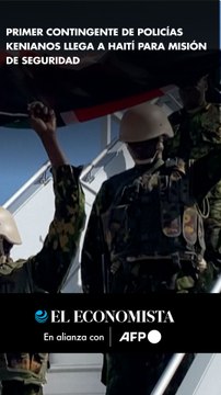 Primer contingente de policías kenianos llega a Haití para misión de seguridad