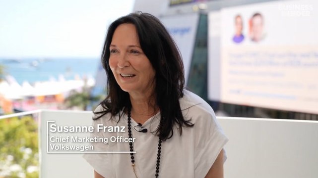 Volkswagen is using AI to speed up and scale marketing, while also integrating ChatGPT into its vehicles, says CMO Susanne Franz