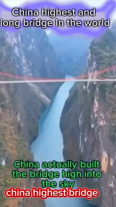 WORLD LARGEST BRIDGE BUILD IN CHINA