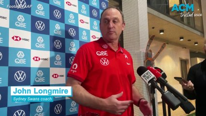 Sydney Swans coach John Longmire expects ‘big test’ against Fremantle Dockers