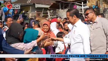 Presiden Jokowi Tinjau Program Bantuan Pompa Air Di Jawa Tengah Untuk Atasi Kekeringan