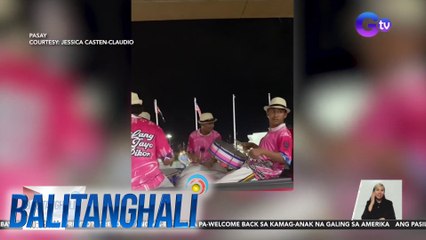 Pamilya ng Pinoy na umuwi galing sa Amerika, sinorpresa sa airport na may kasamang banda | Balitanghali