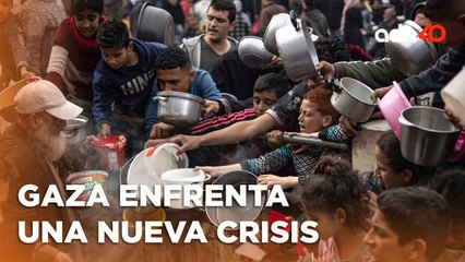 Gaza enfrenta una nueva crisis, la hambruna