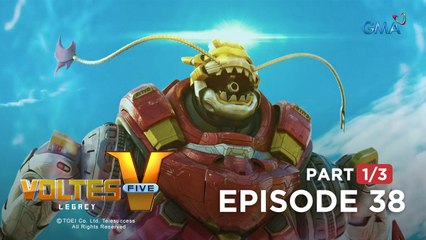 Voltes V Legacy: Namazuka overpowers Voltes V! (Full Episode 38 - Part 1/3)