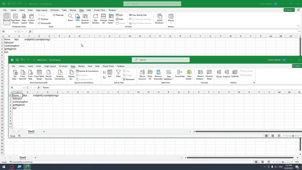 Microsoft Excel Basics: Introduction & Exploring the view Menu