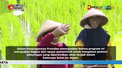Jokowi Tinjau Program Pompa Air di Jawa Tengah untuk Atasi Kekeringan