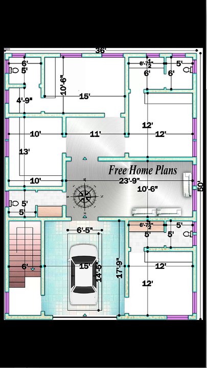 36x50 Home Plan 409