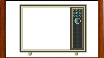How to draw an old TV television Step by step easy tutorial