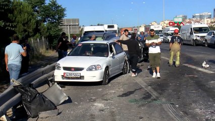 TEM Otoyolu'nda zincirleme kaza