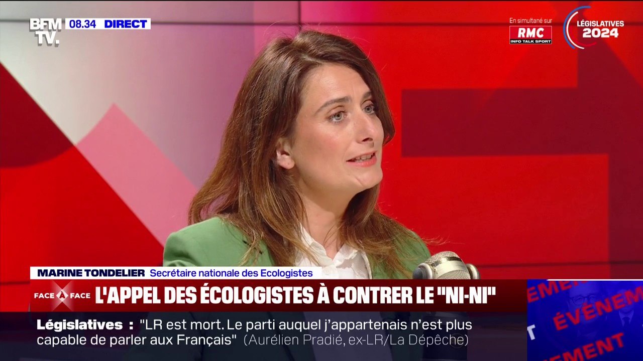 Législatives: le barrage républicain "est battu en brèche", assure Marine Tondelier