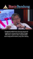 Prabowo Anggap Jokowi Presiden Terbaik? Rocky Gerung: Dibebani Utang Menggunung di Awal Pemerintahannya