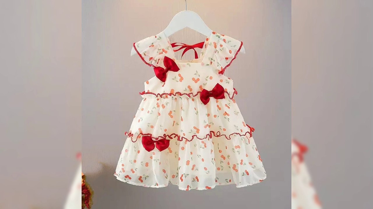 Summer children's dresses 2024 - naughty girls' models - pamper your girls - latest fashionable children's models