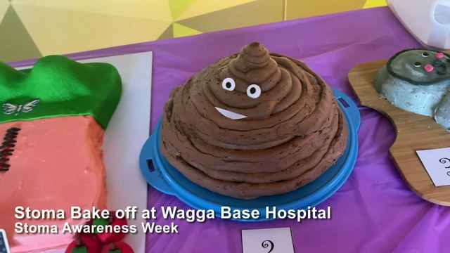 Bake off for Stoma Awareness Week at Wagga Base Hospital