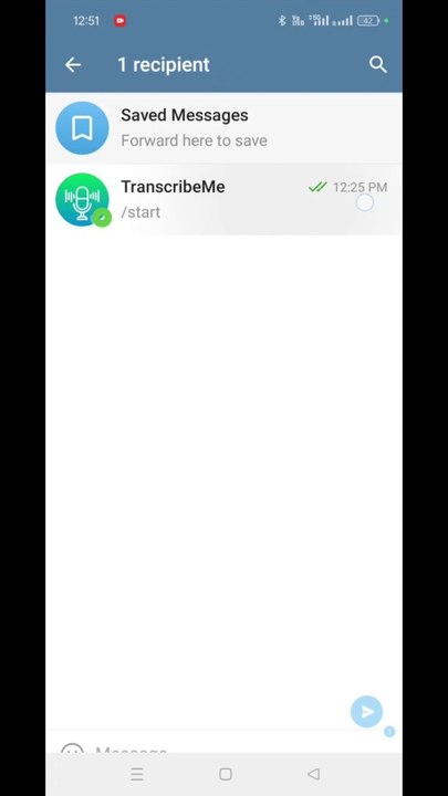 حول الرساله الصوتيه لنص مكتوب على الواتساب