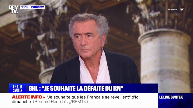 Législatives: Bernard-Henri Lévy appelle à passer au-delà de l'humeur face à des choix historiques