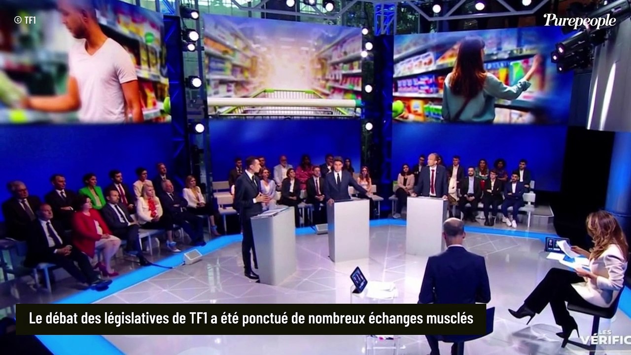 "Allez-y, faites-nous un cours..." : Gabriel Attal et Jordan Bardella s'écharpent en direct lors du débat des législatives sur TF1