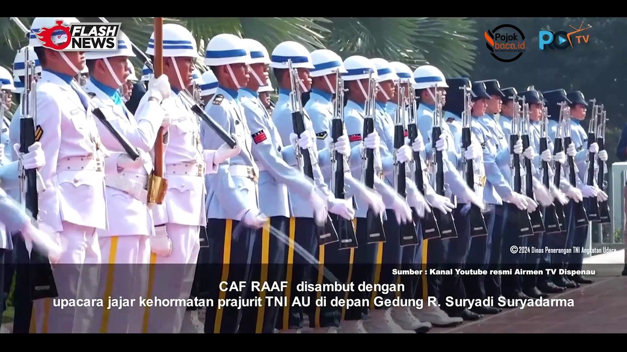 Kasau Marsekal M. Tonny Harjono Terima Kunjungan Kehormatan CAF RAAF