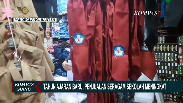 Tahun Ajaran Baru, Penjualan Seragam Sekolah Meningkat hingga 90 Persen