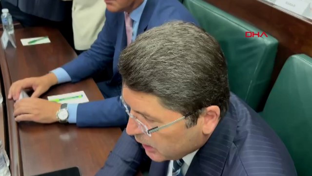 Adalet Bakanı Tunç gazetecilerin sorularını yanıtladı