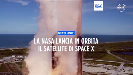 La Nasa lancia in orbita l'ultimo satellite meteorologico di SpaceX