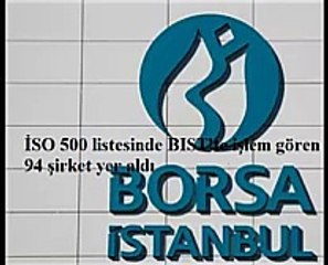 İSO 500 listesinde BIST'te işlem gören 94 şirket yer aldı