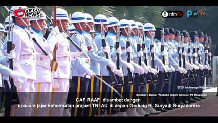 KASUS MARSEKAL M. TONNY HARJONO TERIMA KUNJUNGAN KEHORMATAN CAF RAAF DI MABESAU