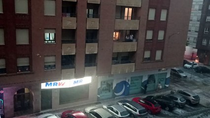 Granizada en Miranda de Ebro