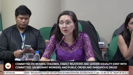 Sen. Hontiveros - This is not about racism... Daan-daang Chinese citizens ang tino-torture sa Bamban at sa Porac