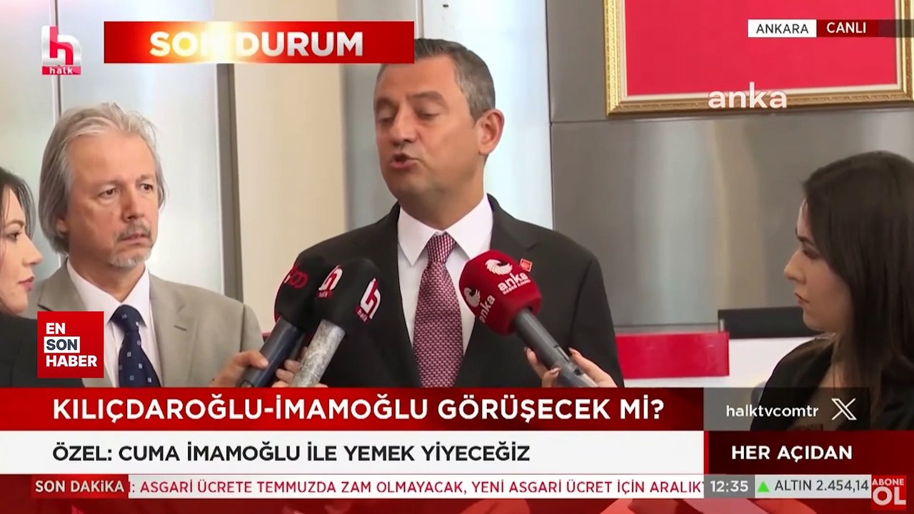 Özgür Özel: Asgari ücrete zam yapmamak vicdansızlıktır, insafsızlıktır