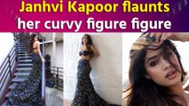 Janhvi Kapoor flaunts her curvy figure in revealing dress