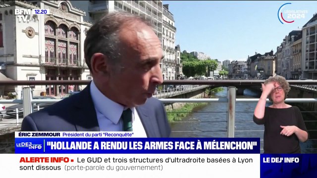 Éric Zemmour: Monsieur Hollande a rendu les armes face à monsieur Mélenchon