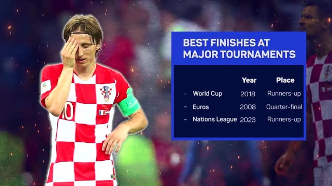 Croatia's crumbling trophy hopes - Modric's last dance?