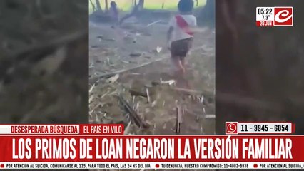 "Loan no vino con nosotros": los primos del niño negaron la versión familiar