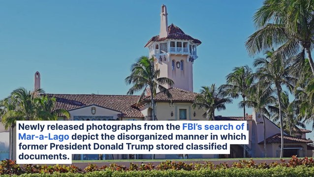 Trump's Confidential Mess At Mar-A-Lago: New FBI Photos Show Chaotic Documents Storage