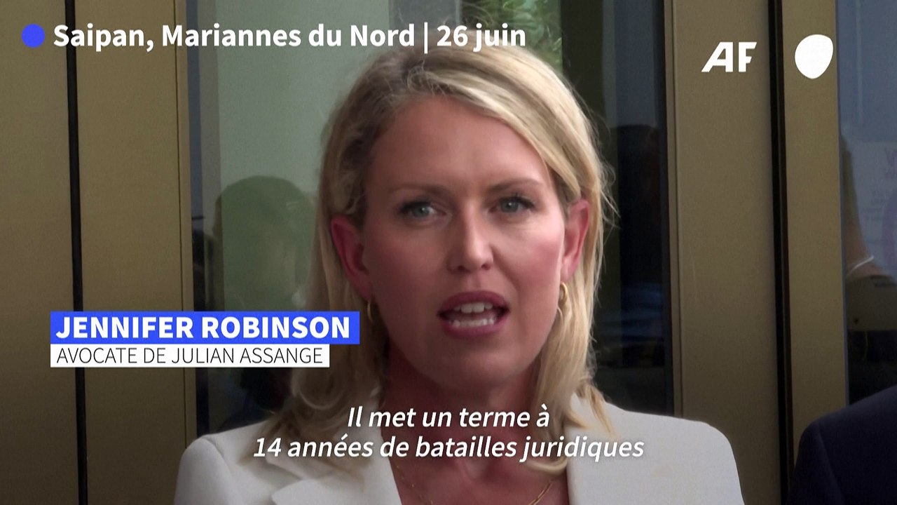 Libération d'Assange: son avocate salue un "jour historique"