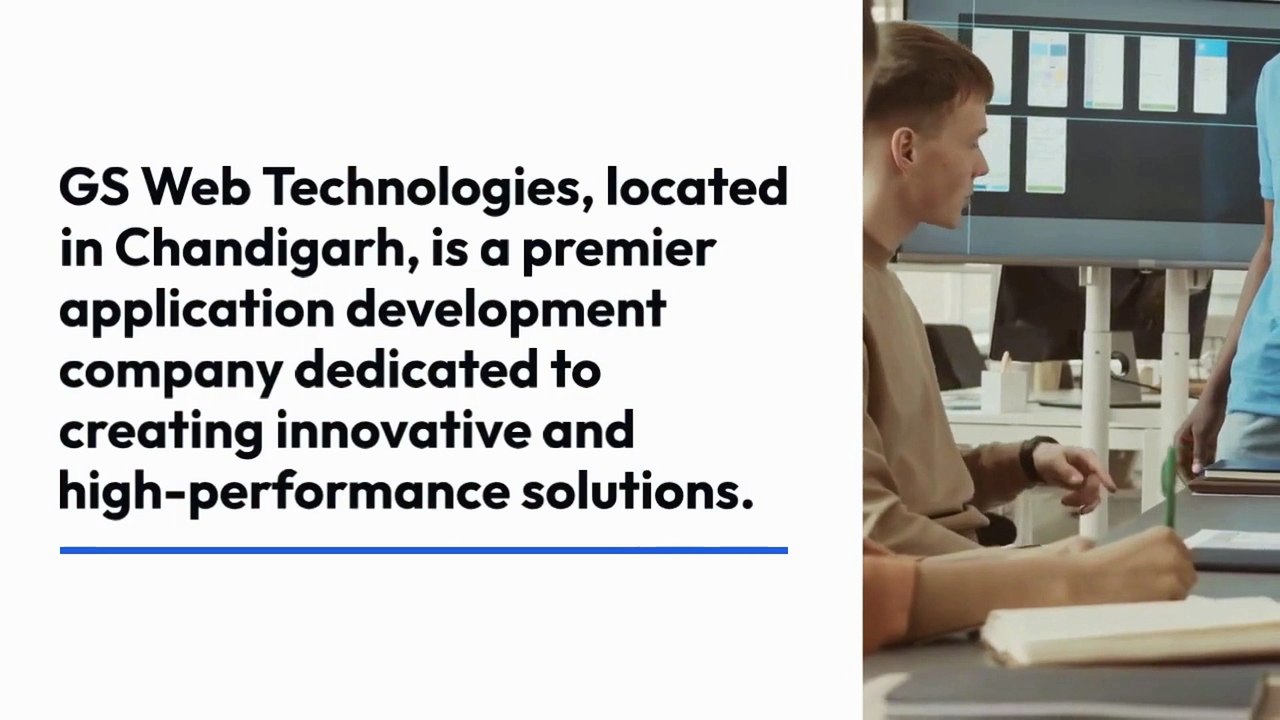 Application development Company in chandigarh