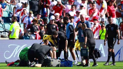 Copa America Kanada gegen Peru Schiedsrichter Humberto Panjoj bricht zusammen!! #Copaamerica