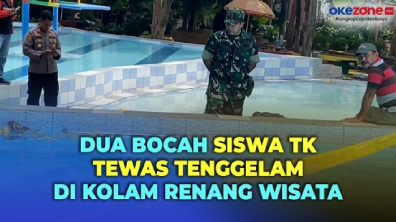 Dua Bocah Siswa TK Tewas Tenggelam di Kolam Renang Wisata Jatiwangi Tuban