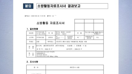 소방 당국, 3월에 이미 아리셀 공장 3동 화재·인명피해 경고 / YTN