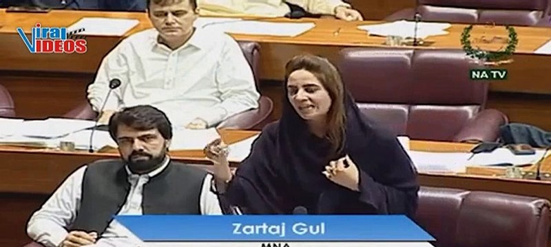 پی ٹی آئی زرتاج گل کی پارلیمنٹ میں جذباتی تقریر مریم نواز پر کڑی تنقید