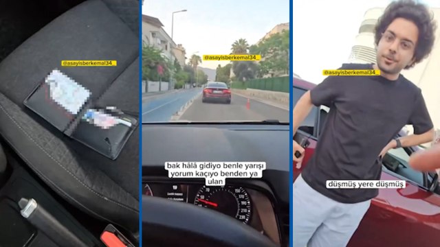 Bulduğu cüzdanı teslim etmek için takip etti: Cüzdan sahibi korkup kaçtı