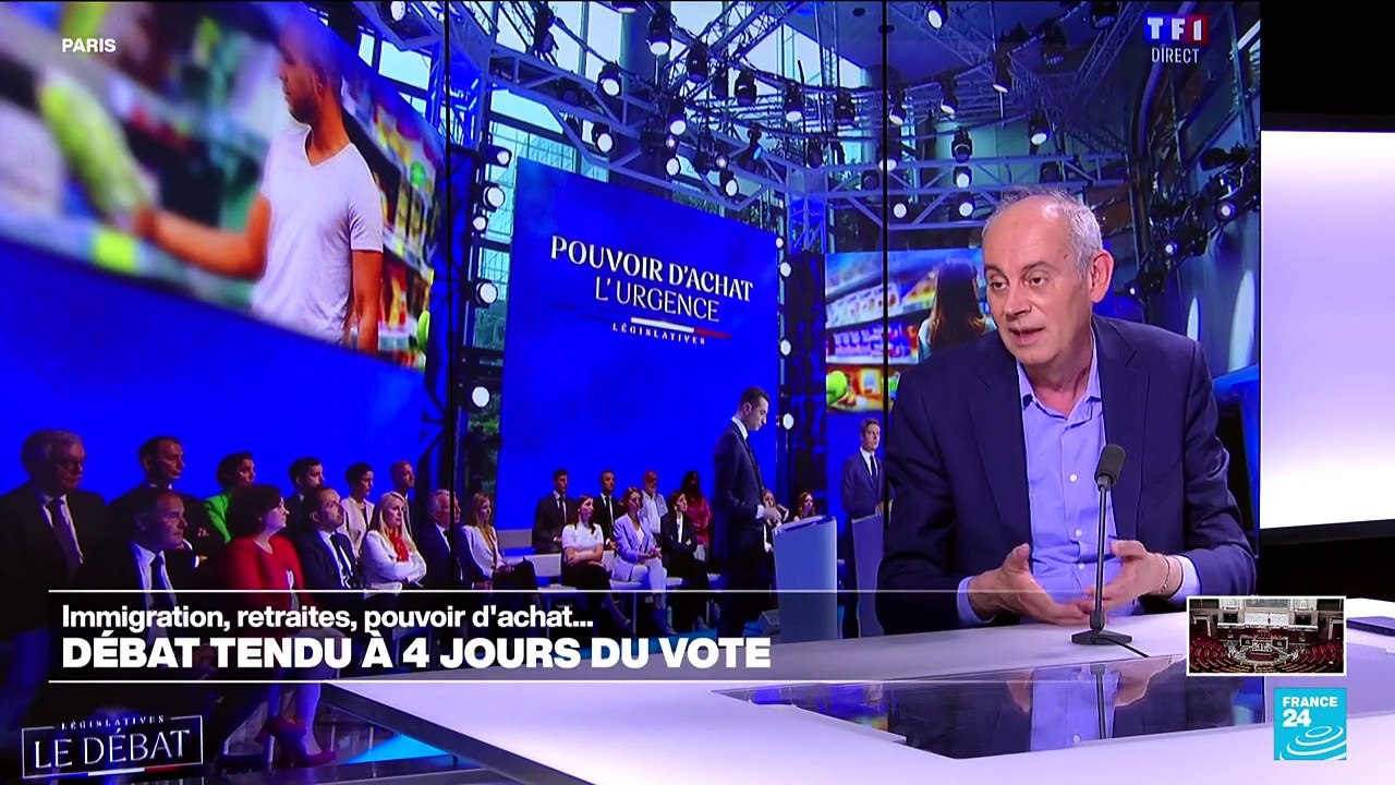Décryptage : un premier débat tendu à 4 jours du premier tour des législatives