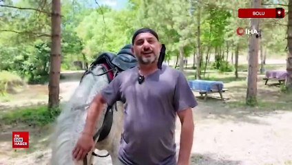 Bolu'da 'Allah' denilince şaha kalkan at
