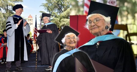 Wanita Usia 105 Tahun Genggam Ijazah Sarjana!