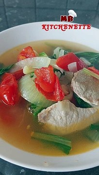 Pork Tomato Vegetable Soup #porkrecipe #tomato #vegetables #soup #cooking #food #recipe