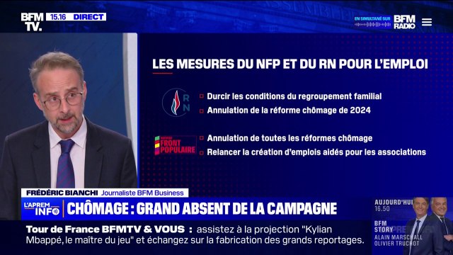 Législatives: le chômage, le grand absent des programmes