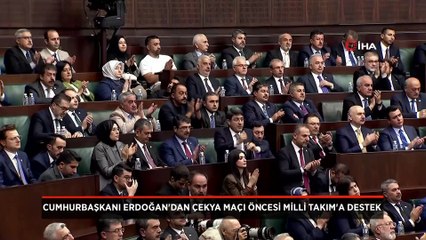 Cumhurbaşkanı Erdoğan’dan Milli Takım'a destek